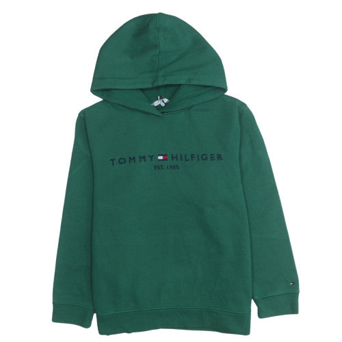 Mens UK Size XL Tommy Hilfiger Green Pullover Hoodie