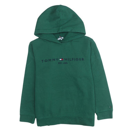 Mens UK Size XL Tommy Hilfiger Green Pullover Hoodie