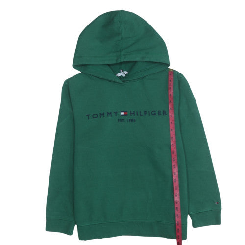 Mens UK Size XL Tommy Hilfiger Green Pullover Hoodie