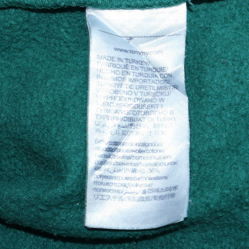 Mens UK Size XL Tommy Hilfiger Green Pullover Hoodie