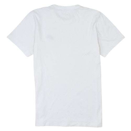 Nike Men's White Medium Crew Neck Cotton T-Shirt