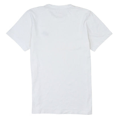 Nike Men's White Medium Crew Neck Cotton T-Shirt