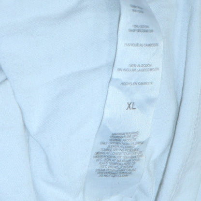 Champion Men's White XL Logo Crew Neck T-Shirt