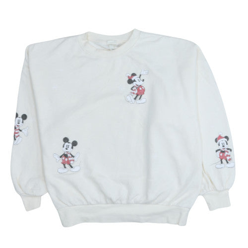 Womens UK Size M H&M White Pullover Sweatshirt