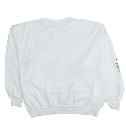 Womens UK Size M H&M White Pullover Sweatshirt