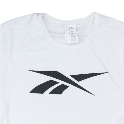 Reebok Men's White 2XL Speedwick Athletic Crew Neck T-Shirt