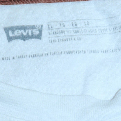 Levi's Men's White XL Classic Graphic Logo Cotton T-Shirt