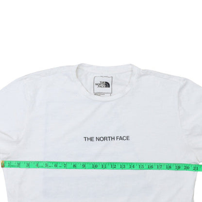 The North Face Men's White Large Graphic T-Shirt Cotton Blend