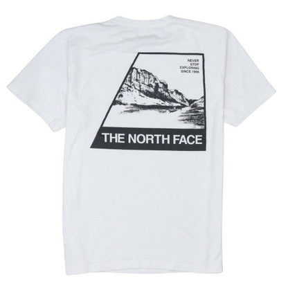 The North Face Men's White Large Graphic T-Shirt Cotton Blend