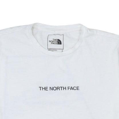 The North Face Men's White Large Graphic T-Shirt Cotton Blend