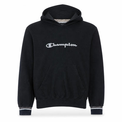 Mens UK Size L Champion Black Pullover Hoodie