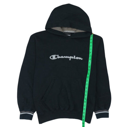 Mens UK Size L Champion Black Pullover Hoodie