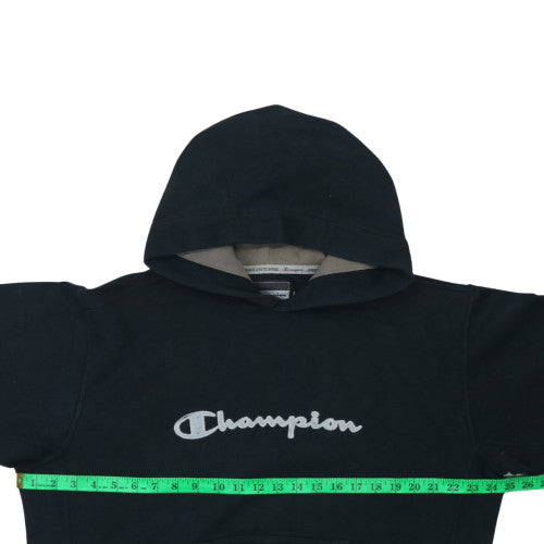 Mens UK Size L Champion Black Pullover Hoodie