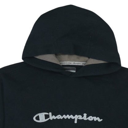 Mens UK Size L Champion Black Pullover Hoodie