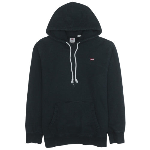 Mens UK Size M Levi's Black Pullover Hoodie