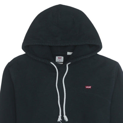 Mens UK Size M Levi's Black Pullover Hoodie