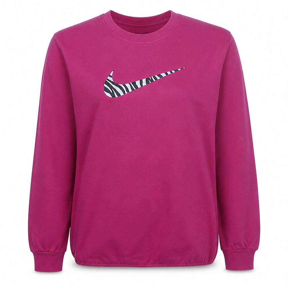 Womens UK Size M Nike Pink Pullover Sweatshirt