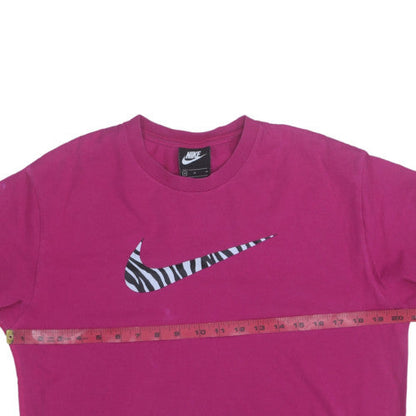 Womens UK Size M Nike Pink Pullover Sweatshirt
