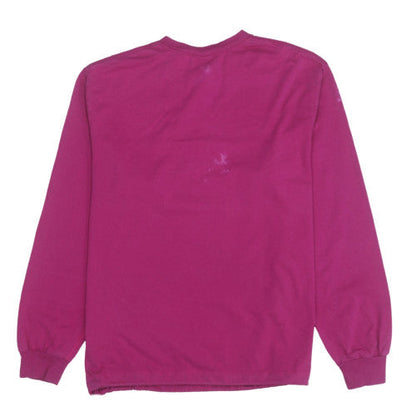 Womens UK Size M Nike Pink Pullover Sweatshirt