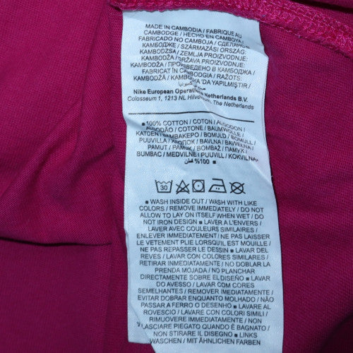 Womens UK Size M Nike Pink Pullover Sweatshirt