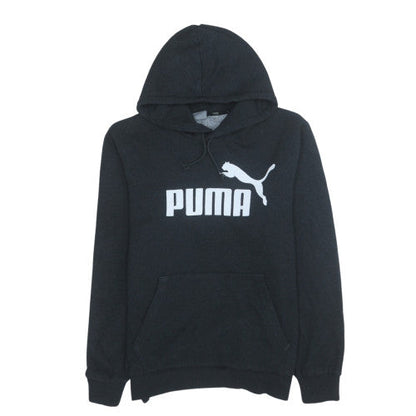 Mens UK Size M Puma Black Pullover Hoodie