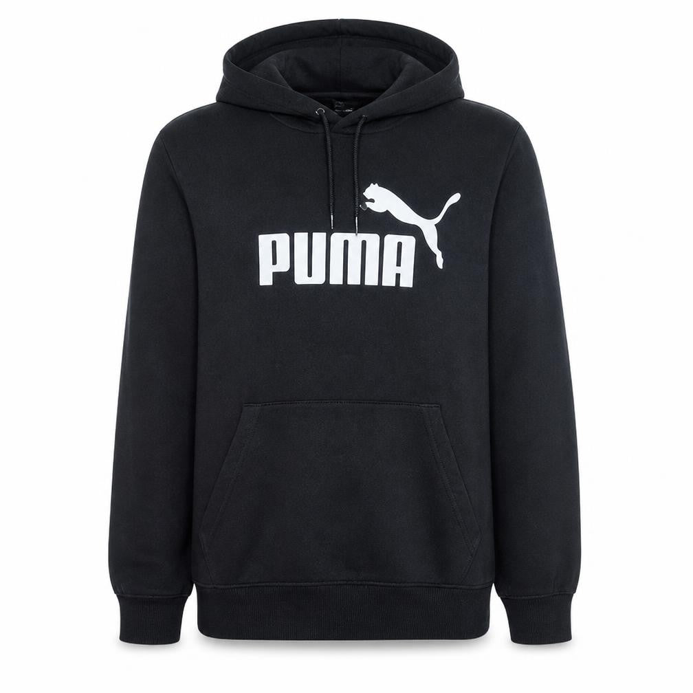 Mens UK Size M Puma Black Pullover Hoodie