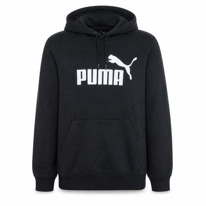 Mens UK Size M Puma Black Pullover Hoodie