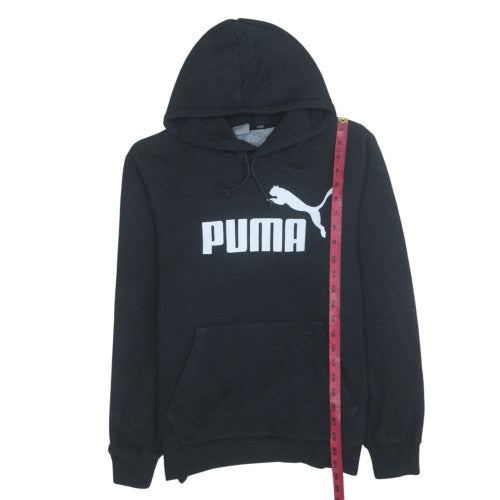 Mens UK Size M Puma Black Pullover Hoodie