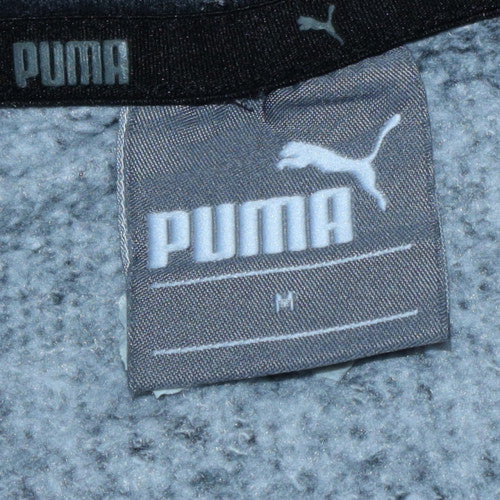 Mens UK Size M Puma Black Pullover Hoodie