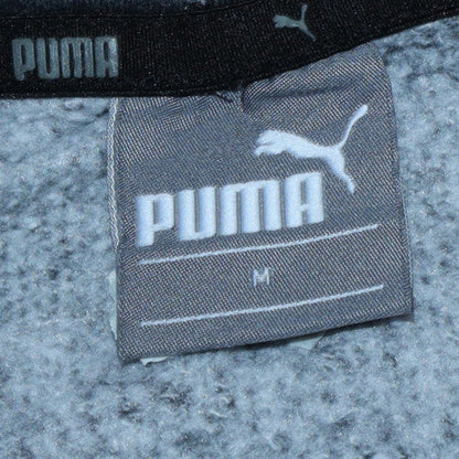 Mens UK Size M Puma Black Pullover Hoodie