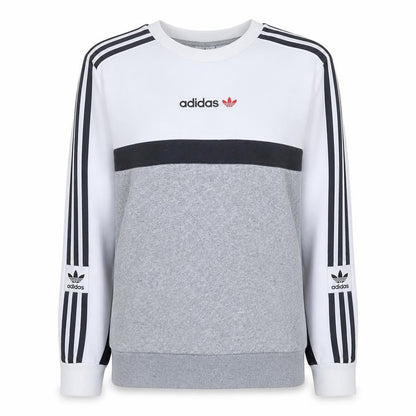 Mens UK Size L Adidas Grey Pullover Sweatshirt
