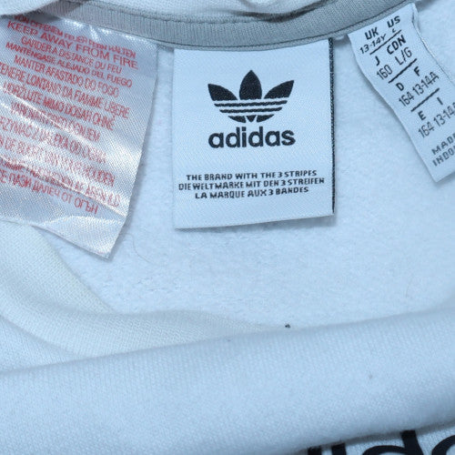 Mens UK Size L Adidas Grey Pullover Sweatshirt