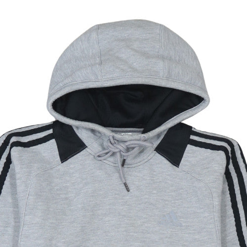 Mens UK Size M Adidas Grey Pullover Hoodie