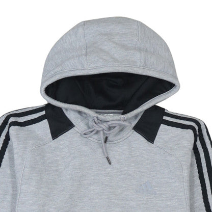 Mens UK Size M Adidas Grey Pullover Hoodie