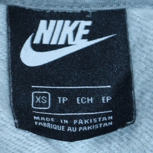 Mens UK Size XS Nike Grey Pullover Hoodie