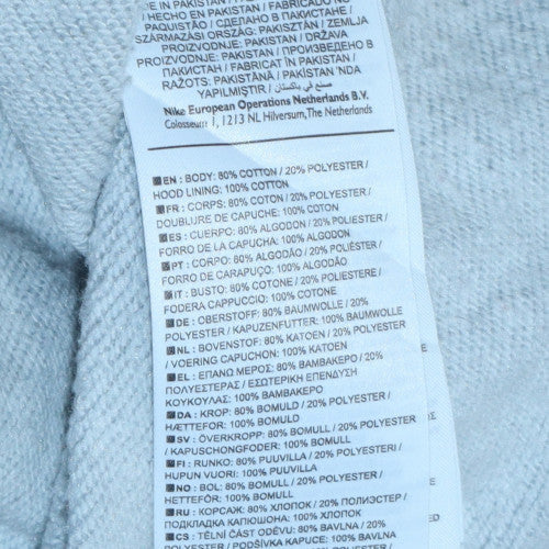 Mens UK Size XS Nike Grey Pullover Hoodie