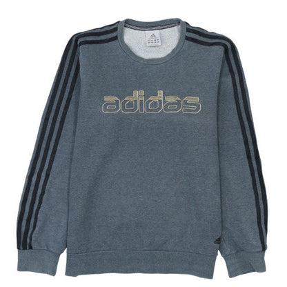 Mens UK Size S Adidas Grey Pullover Sweatshirt