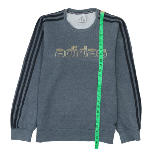 Mens UK Size S Adidas Grey Pullover Sweatshirt
