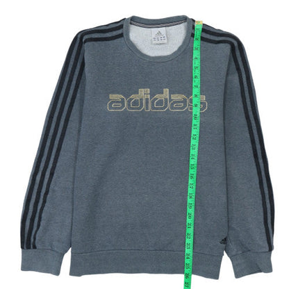 Mens UK Size S Adidas Grey Pullover Sweatshirt