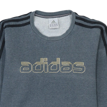 Mens UK Size S Adidas Grey Pullover Sweatshirt