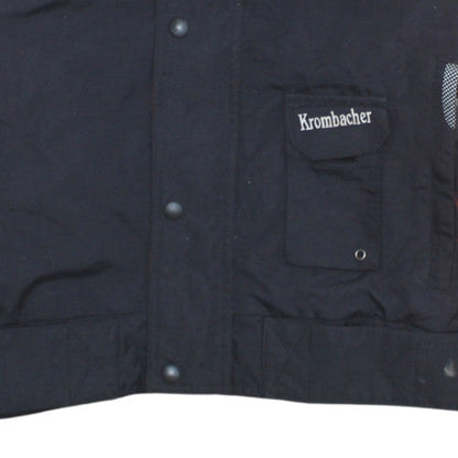 Krombacher Racing Team Men's Black Red XL Padded Bomber Jacket