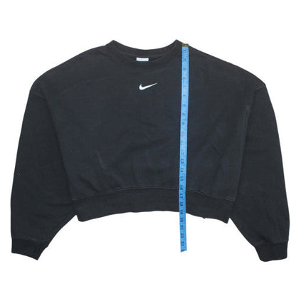 Womens UK Size S Nike Black Pullover Sweatshirt