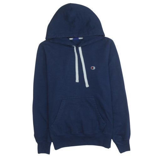 Mens UK Size L Champion Blue Pullover Hoodie