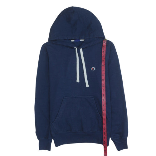 Mens UK Size L Champion Blue Pullover Hoodie