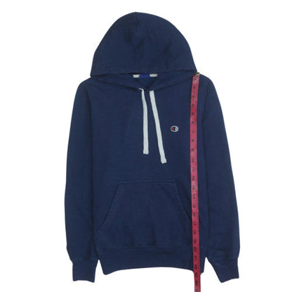 Mens UK Size L Champion Blue Pullover Hoodie