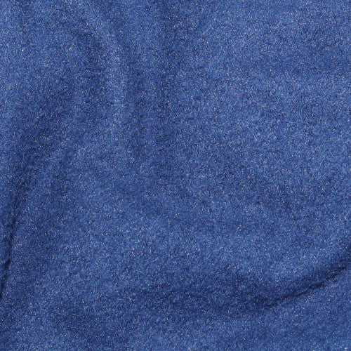 Mens UK Size L Champion Blue Pullover Hoodie