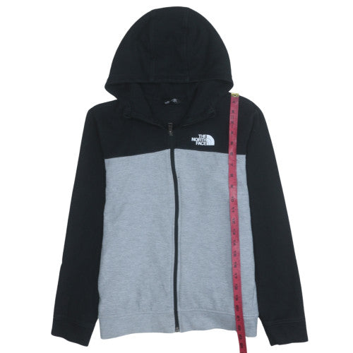 Teens UK Size 14 The North Face Grey Full Zip Hoodie