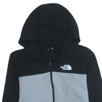Teens UK Size 14 The North Face Grey Full Zip Hoodie