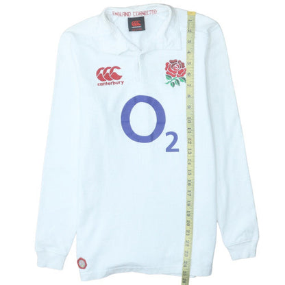 Teens UK Size 12 Slim Canterbury White Pullover Sweatshirt