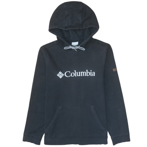 Mens UK Size M Columbia Black Pullover Hoodie